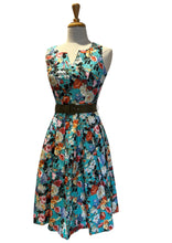 Load image into Gallery viewer, Floral Denim Dress