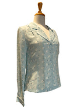 Load image into Gallery viewer, Brighton Blue Floral Blouse