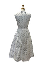 Load image into Gallery viewer, Charlotte Cream & Navy Flamingo Dress