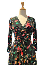 Load image into Gallery viewer, Fiorella Corset Pink & Green Floral Dress