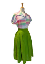 Load image into Gallery viewer, Tessie Multi Gingham Linen Blouse