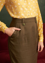 Load image into Gallery viewer, Mon Cherie Army Green Skirt