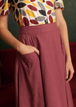 Load image into Gallery viewer, Gigi Burgundy Skirt