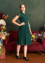 Load image into Gallery viewer, Camille Dots Teal Dress