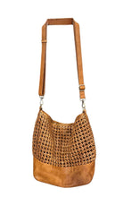 Load image into Gallery viewer, Malabar Woven Cross Body Bag - Tan