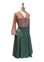 Load image into Gallery viewer, Brighton Whimsical Latte Floral Blouse