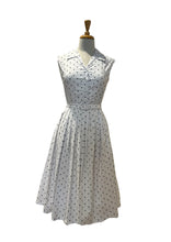 Load image into Gallery viewer, Charlotte Cream & Navy Flamingo Dress