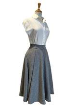 Load image into Gallery viewer, Anna Rose Blue Gingham Skirt