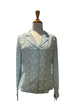 Load image into Gallery viewer, Brighton Blue Floral Blouse