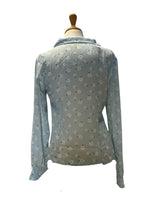 Load image into Gallery viewer, Brighton Blue Floral Blouse