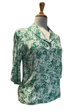 Load image into Gallery viewer, Fabulous Green Floral Blouse