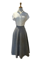 Load image into Gallery viewer, Anna Rose Blue Gingham Skirt