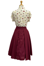 Load image into Gallery viewer, Minki Red & Yellow Petite Floral Blouse