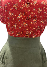 Load image into Gallery viewer, Fabulous Burgundy Strawberries Blouse