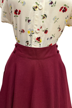 Load image into Gallery viewer, Minki Red & Yellow Petite Floral Blouse