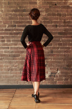 Load image into Gallery viewer, Anna Rose Red & Black Chequer Skirt