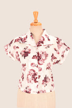 Load image into Gallery viewer, Aster Burgundy Rose Blouse
