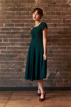 Load image into Gallery viewer, Astrid Bottle Green Dress