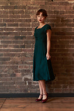 Load image into Gallery viewer, Astrid Bottle Green Dress