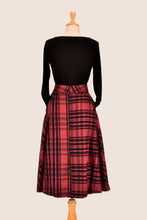 Load image into Gallery viewer, Anna Rose Red & Black Chequer Skirt