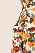 Load image into Gallery viewer, Bee Mustard & Burgundy Rose Dress