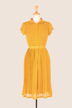 Load image into Gallery viewer, Camille Dots Mustard Dress