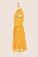 Load image into Gallery viewer, Camille Dots Mustard Dress