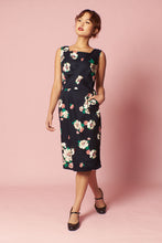 Load image into Gallery viewer, Dalena Navy Floral Dress