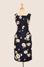 Load image into Gallery viewer, Dalena Navy Floral Dress
