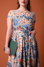 Load image into Gallery viewer, Delilah Blue Floral Dress