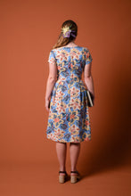 Load image into Gallery viewer, Delilah Blue Floral Dress