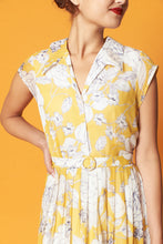 Load image into Gallery viewer, Ellen Custard & Cream Floral Dress