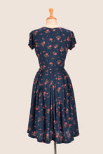 Load image into Gallery viewer, Enchanted Navy Cherry Blossom Dress