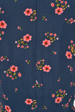 Load image into Gallery viewer, Enchanted Navy Cherry Blossom Dress