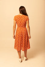 Load image into Gallery viewer, Enchanted Orange Floral Dress
