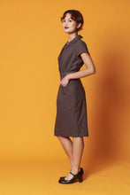 Load image into Gallery viewer, Faye Brown Chequer Dress