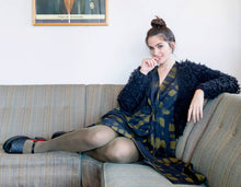 Load image into Gallery viewer, Fleur Khaki Organic Cotton Tights