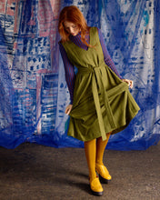 Load image into Gallery viewer, Geo Ochre Merino Wool Tights XL