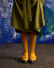 Load image into Gallery viewer, Geo Ochre Merino Wool Tights XL