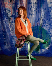 Load image into Gallery viewer, Geo Sage Merino Wool Tights XL