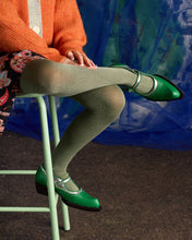 Load image into Gallery viewer, Geo Sage Merino Wool Tights XL