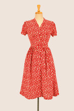 Load image into Gallery viewer, Jenny Red Carnation Floral Dress