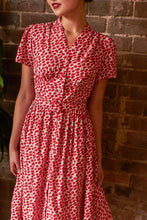 Load image into Gallery viewer, Jenny Red Carnation Floral Dress