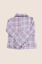 Load image into Gallery viewer, Lexie Navy & Coral Woven Jacket