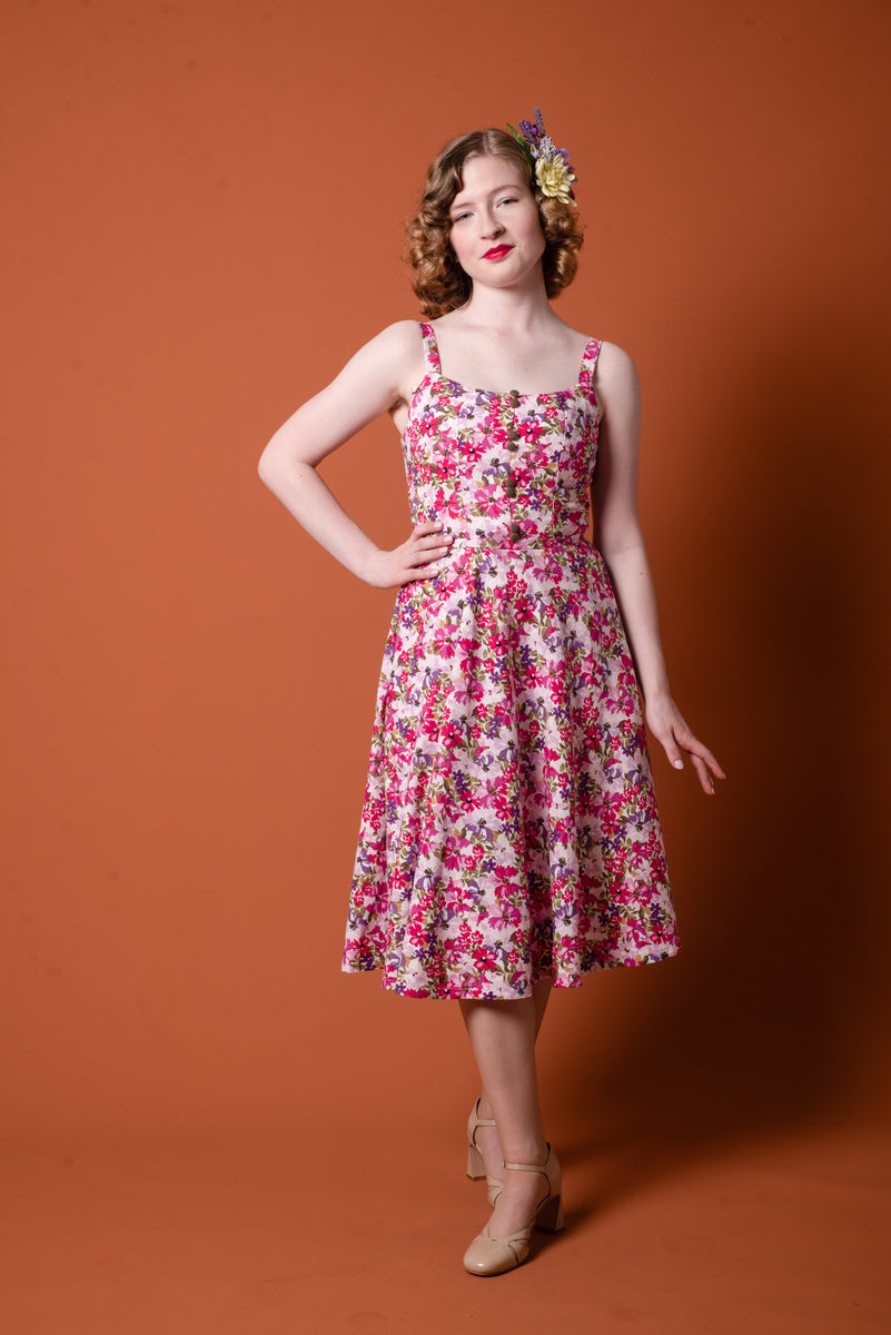 Lucy Fuchsia & Pink Floral Dress