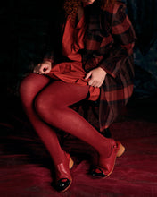Load image into Gallery viewer, Luxe Henna Merino Wool Tights XL