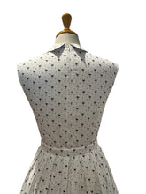 Load image into Gallery viewer, Charlotte Cream & Navy Flamingo Dress