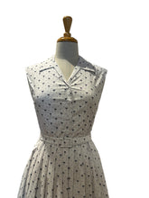 Load image into Gallery viewer, Charlotte Cream & Navy Flamingo Dress