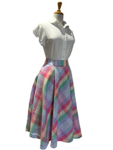 Load image into Gallery viewer, Anna Rose Multi Gingham Skirt