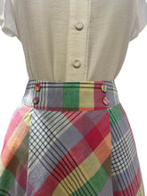 Load image into Gallery viewer, Anna Rose Multi Gingham Skirt
